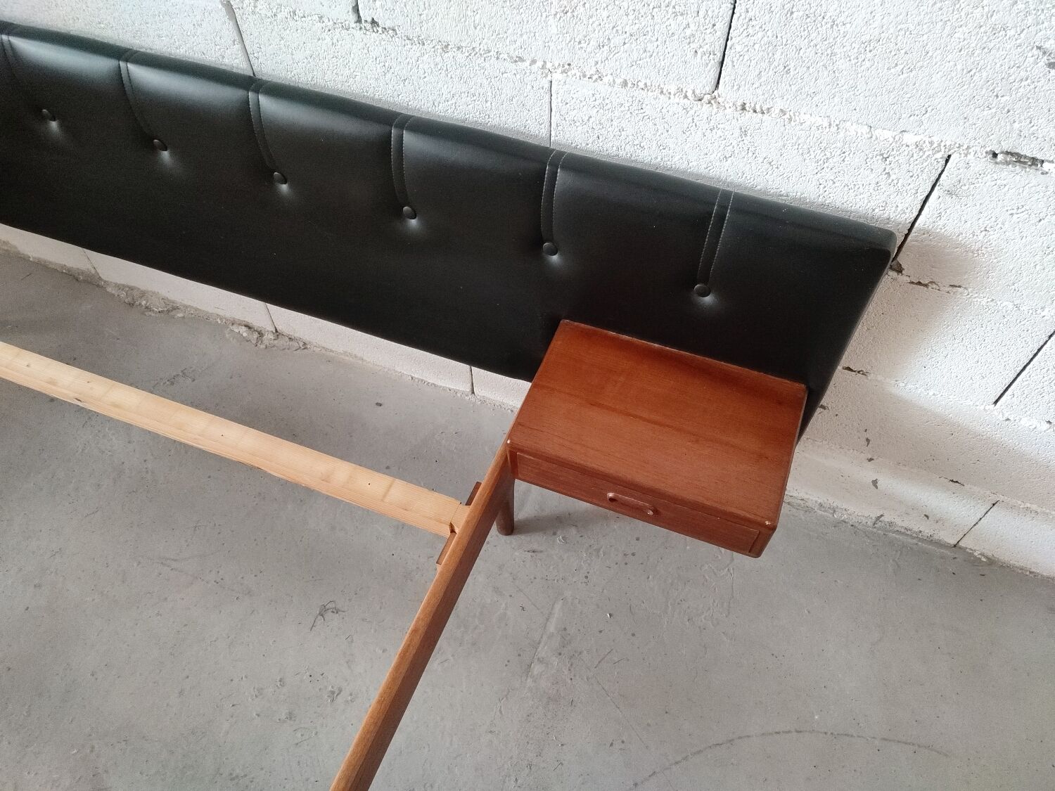 Scandinavian rosewood bed