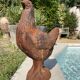 Poule en fonte