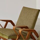 Pair of armchairs restored by Frantisek Jirak for Tatra Nabytok 1960
