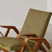 Pair of armchairs restored by Frantisek Jirak for Tatra Nabytok 1960
