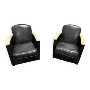 Paire de fauteuils en - accoudoir