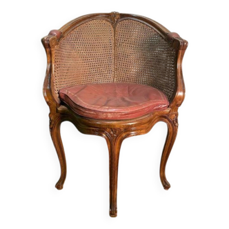 Fauteuil de bureau style Louis XV dit