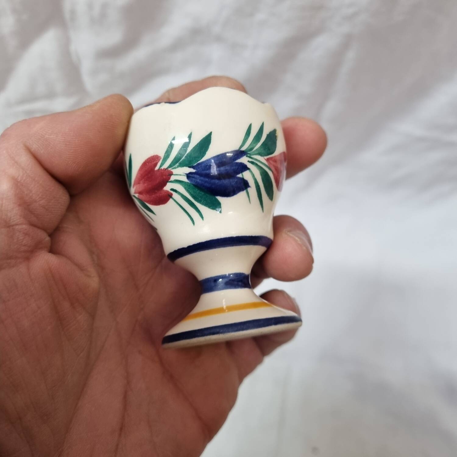 HB Henriot Quimper egg cup