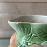 Vintage fruit slip pitcher