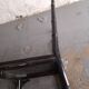 Black lacquered chair, faux bamboo, Chippendale, Jonathan Adler