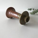 Stoneware vintage candlestick