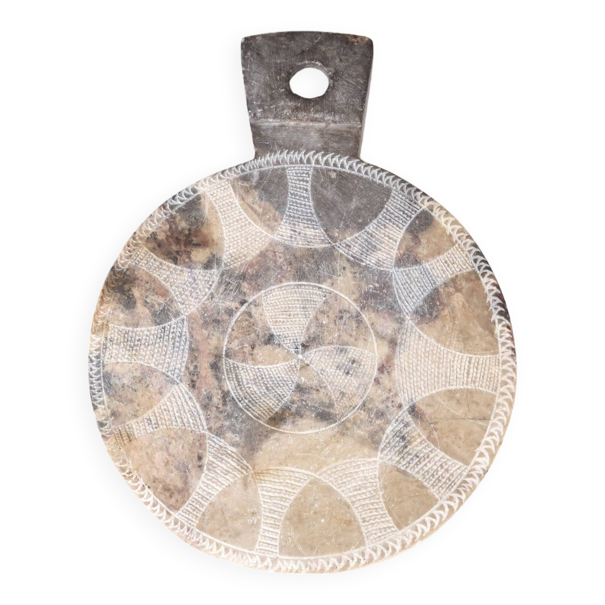 Moroccan stone cutting board, 70s