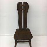 Set of 4 Belgian Brutalist Dining Chairs from De Puydt, 1970’s