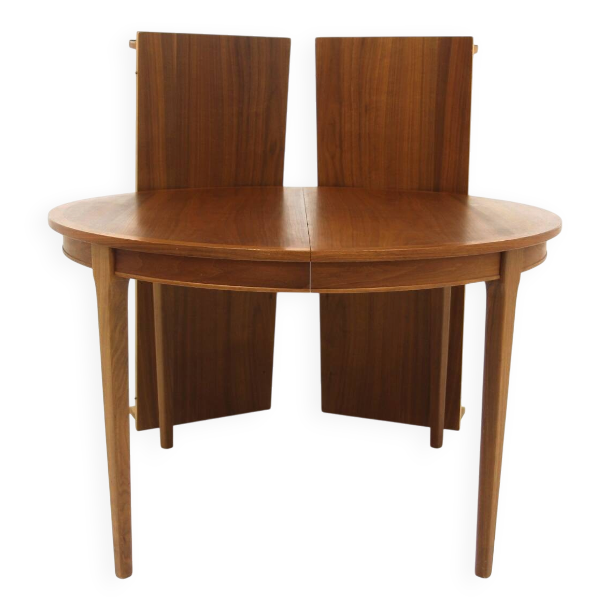 Scandinavian walnut dining table, Sweden, 1960