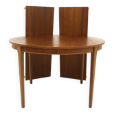 Scandinavian walnut dining table, Sweden, 1960