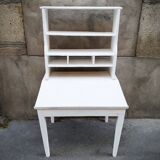 Patinated desk in fir