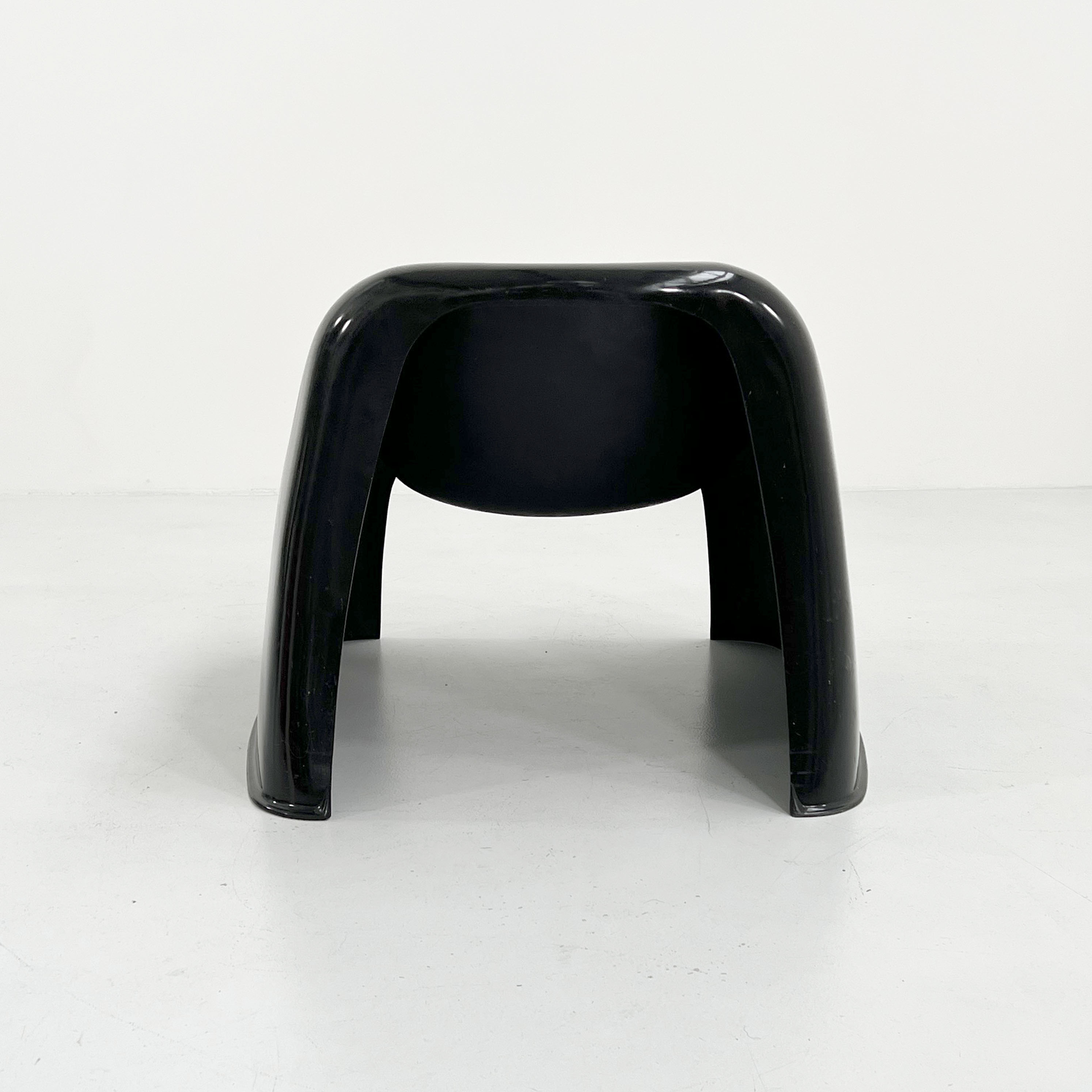 Black "Toga" armchair by Sergio Mazza for Artemide, 1960