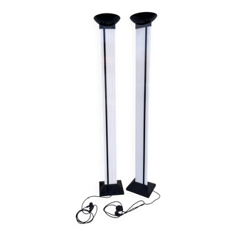 Pair of floor lamps from the late 70s.