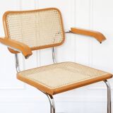 Cesca B64 Breuer armchair Made in Italy - Seat cane redone