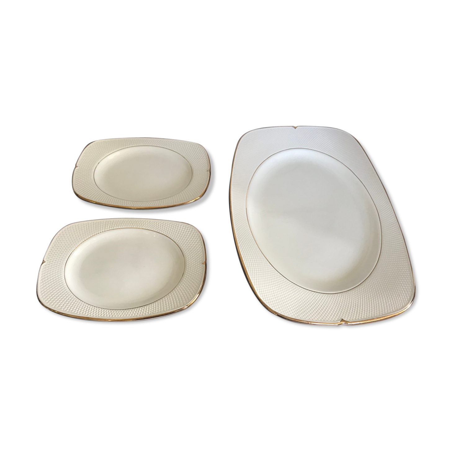 Plats rectangulaires Terre de Fer Salins