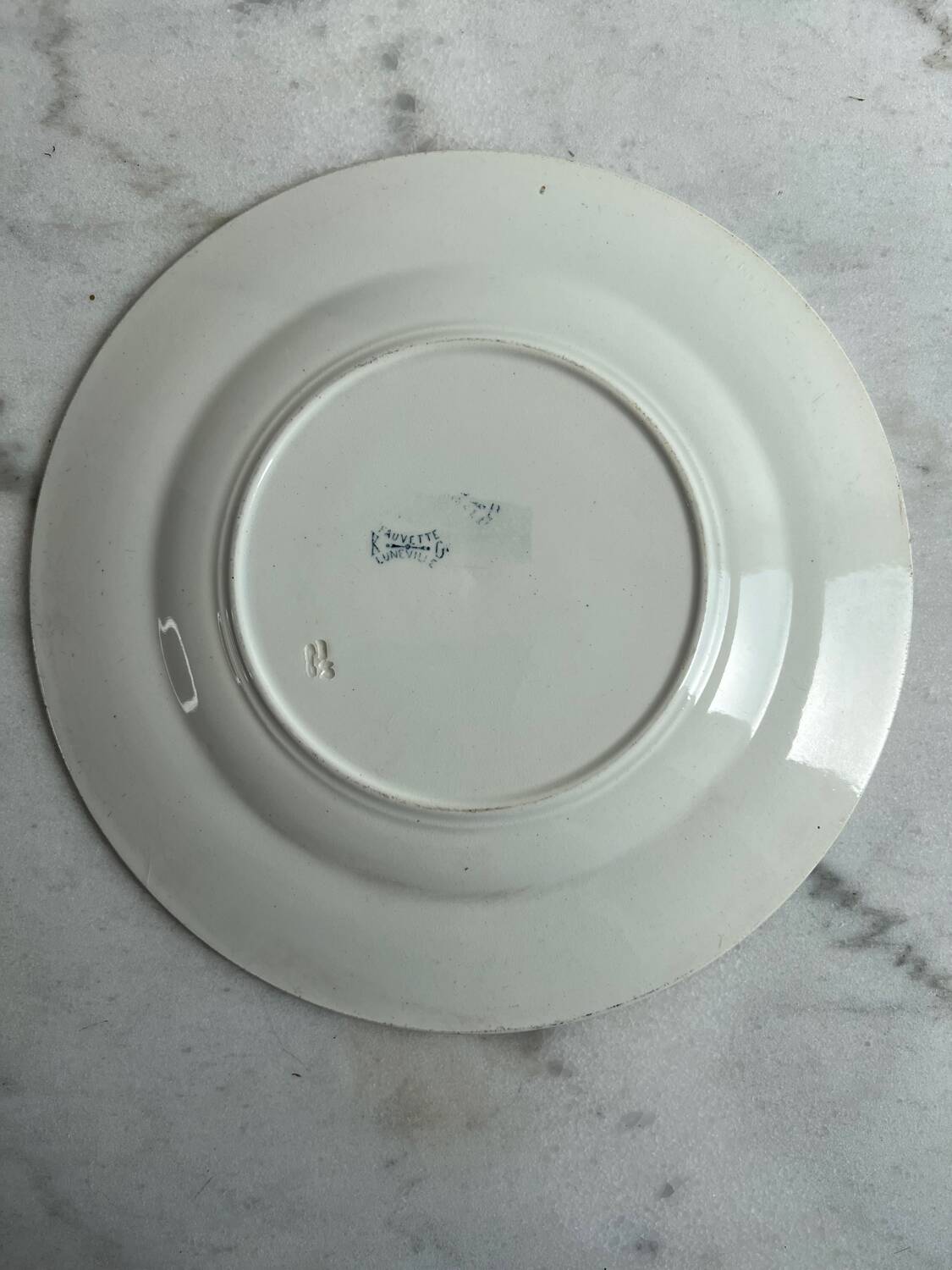 Luneville and KG Fauvette dinner plate