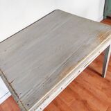 Old patinated farmhouse table