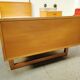 Vintage Scandinavian bed and lamp signed NK 1959