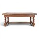 Table de ferme en chêne massif de style Louis XIII