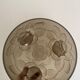 Smoked glass salad bowl and ramekins by Muller frères.