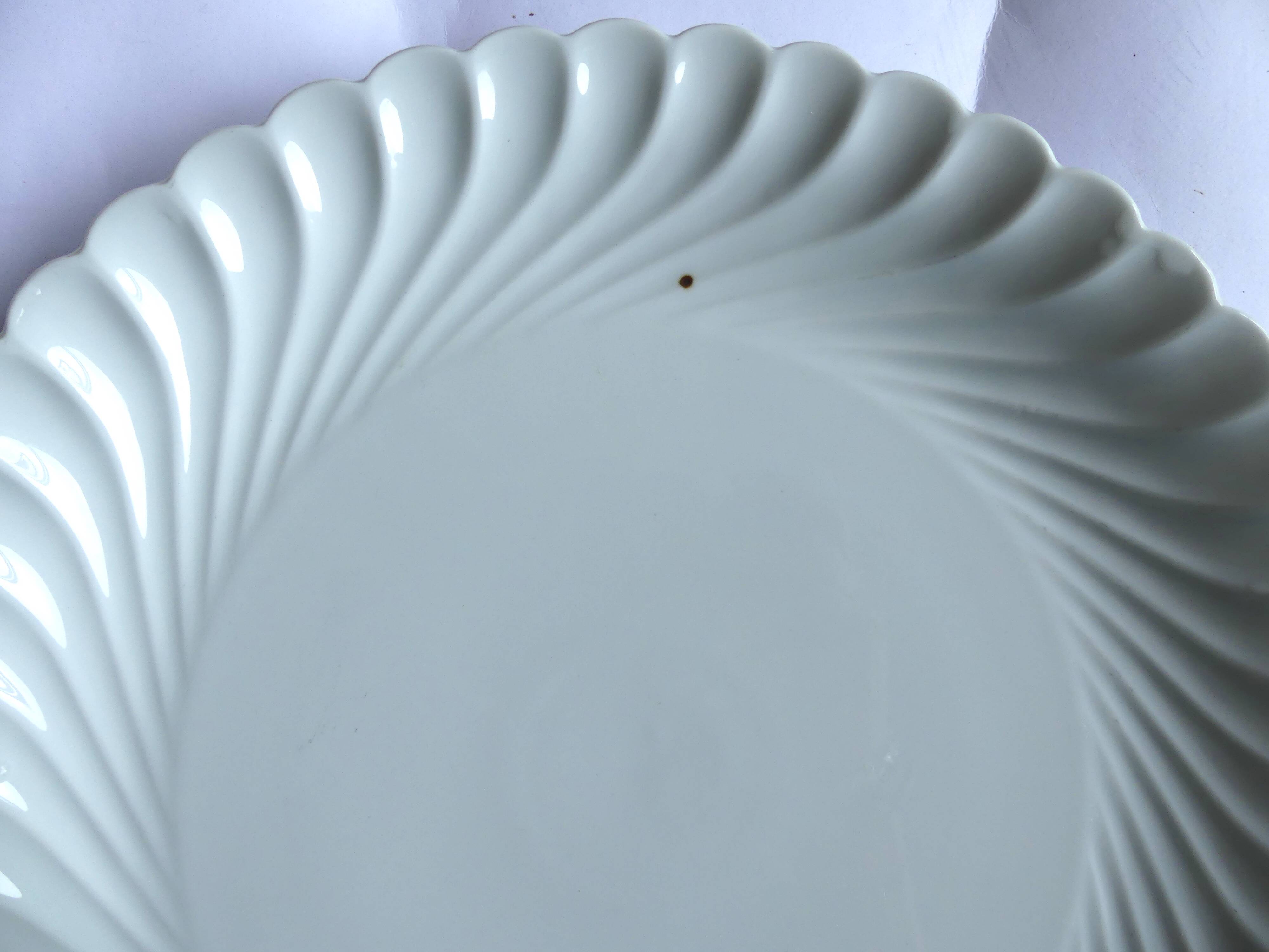 Haviland Limoges porcelain round dish