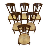 Lot 6 chaises Camaret hêtre