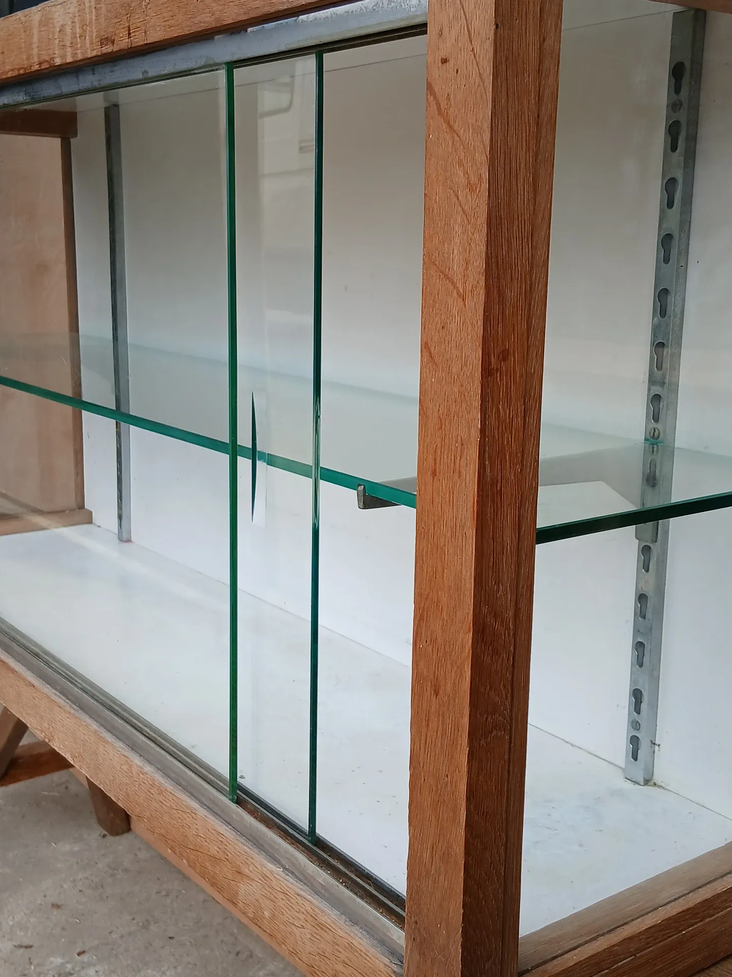 1950s wall display cabinet