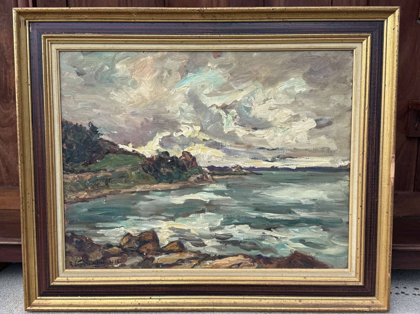 Oil on canvas signed Robert Leparmentier (1893-1975)