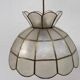 Suspension en nacre et laiton lotus 1950