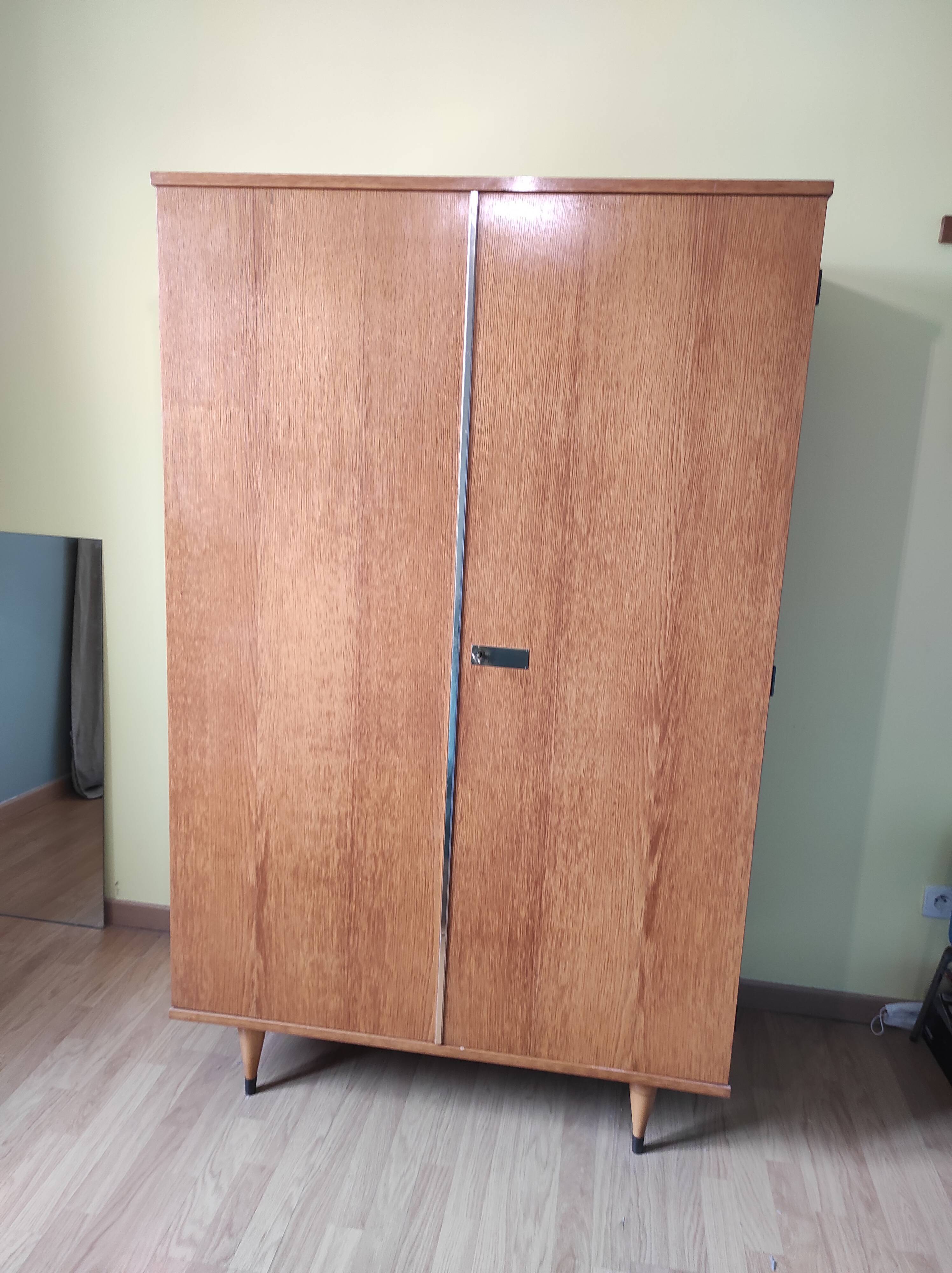 Scandinavian two-door wardrobe