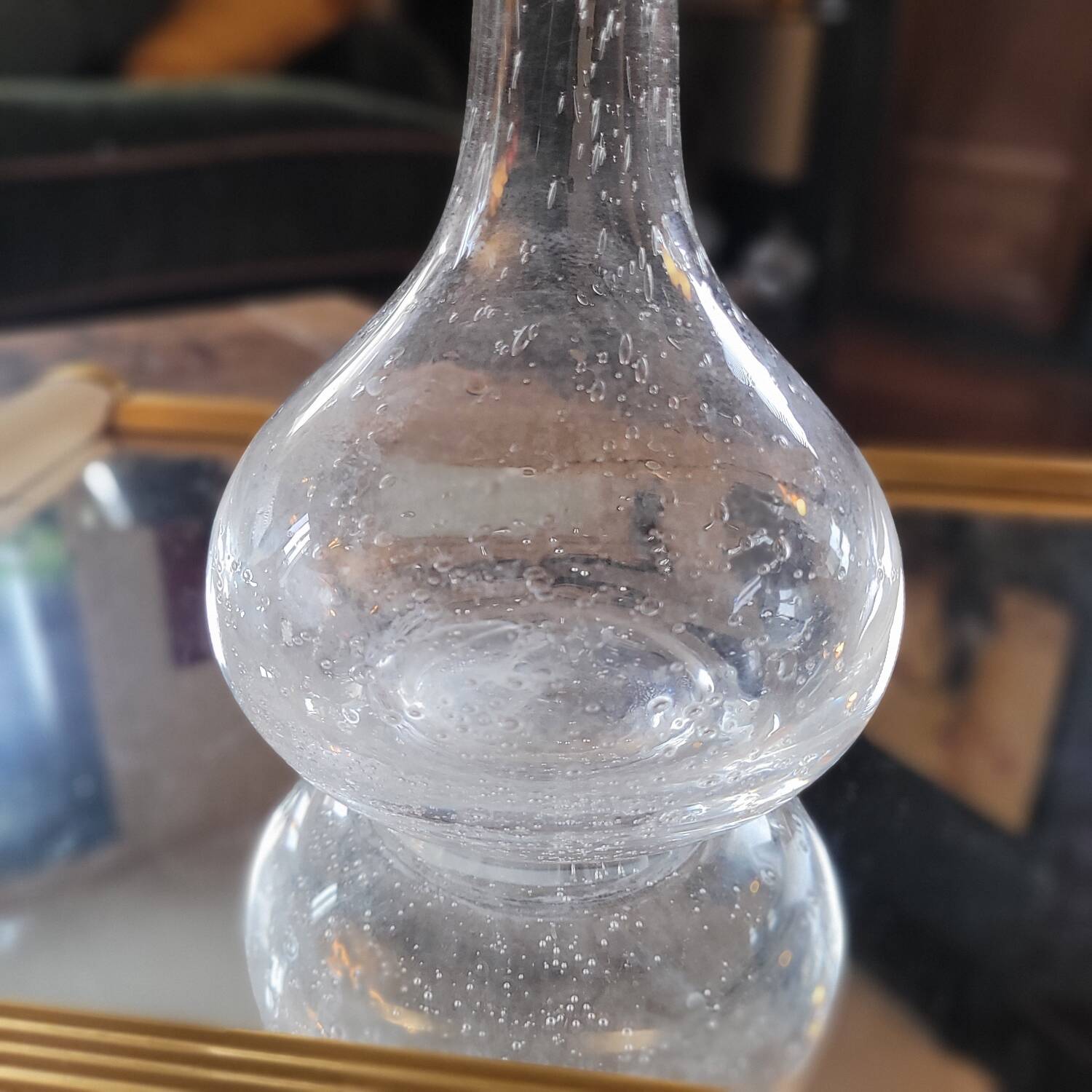 Blown glass bubble carafe – 20th century