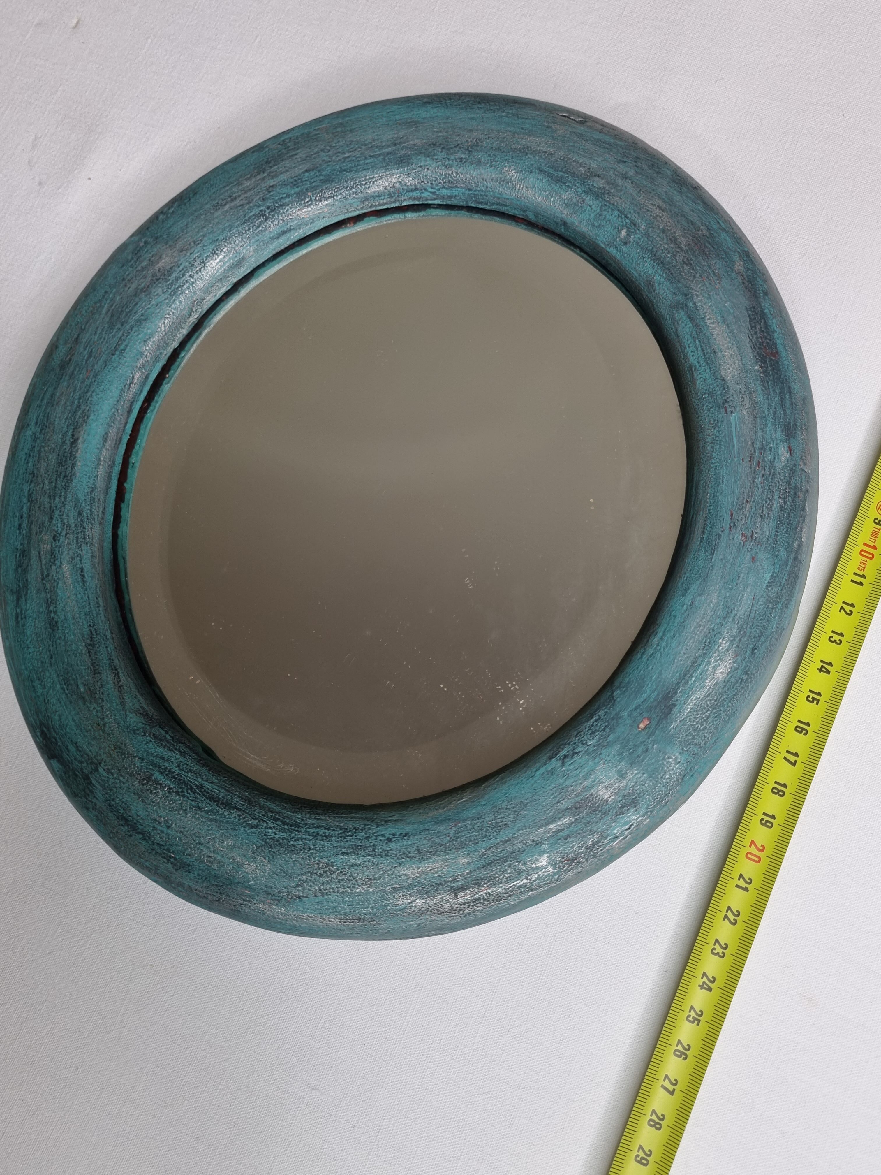 Oval beveled mirror, 29 cm