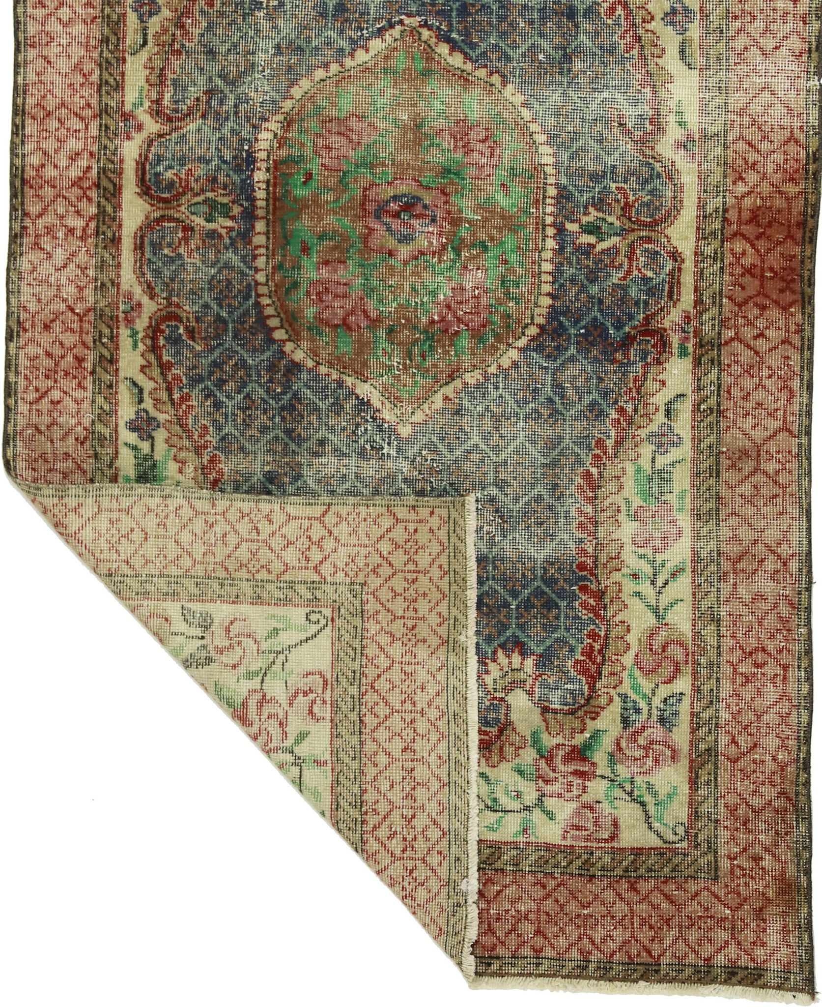 Tapis vintage anatolien fait main 208 cm x 111 cm