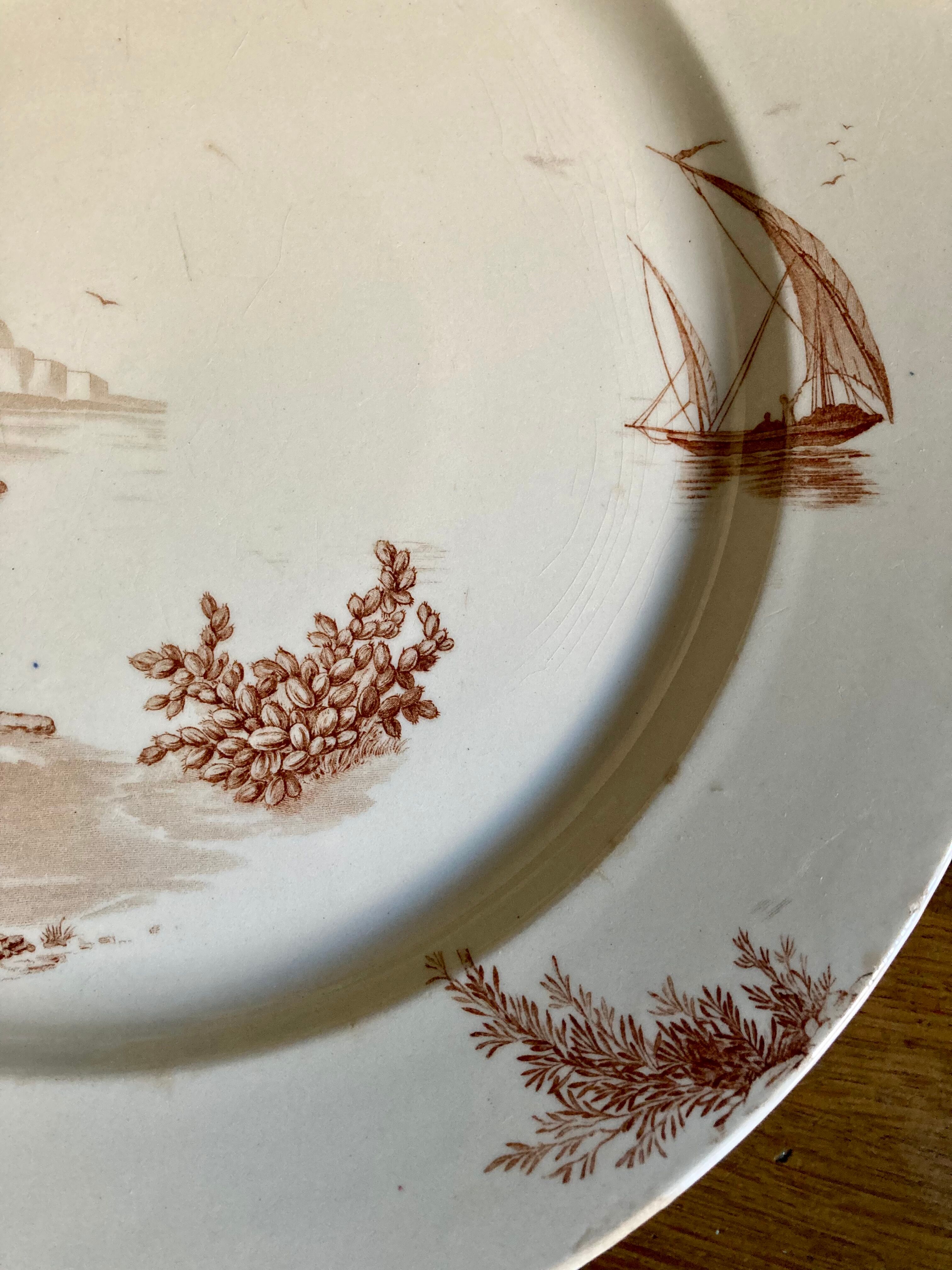 Serving dish Gien Revues d'Orient