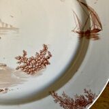 Plat de service Gien Revues d’Orient