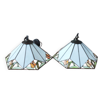 Paire de suspensions vintage