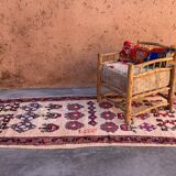 Colorful Azilal Moroccan rug - 128 x 277 cm