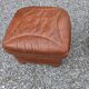 Pair of leather footrests from the 70s/80s.