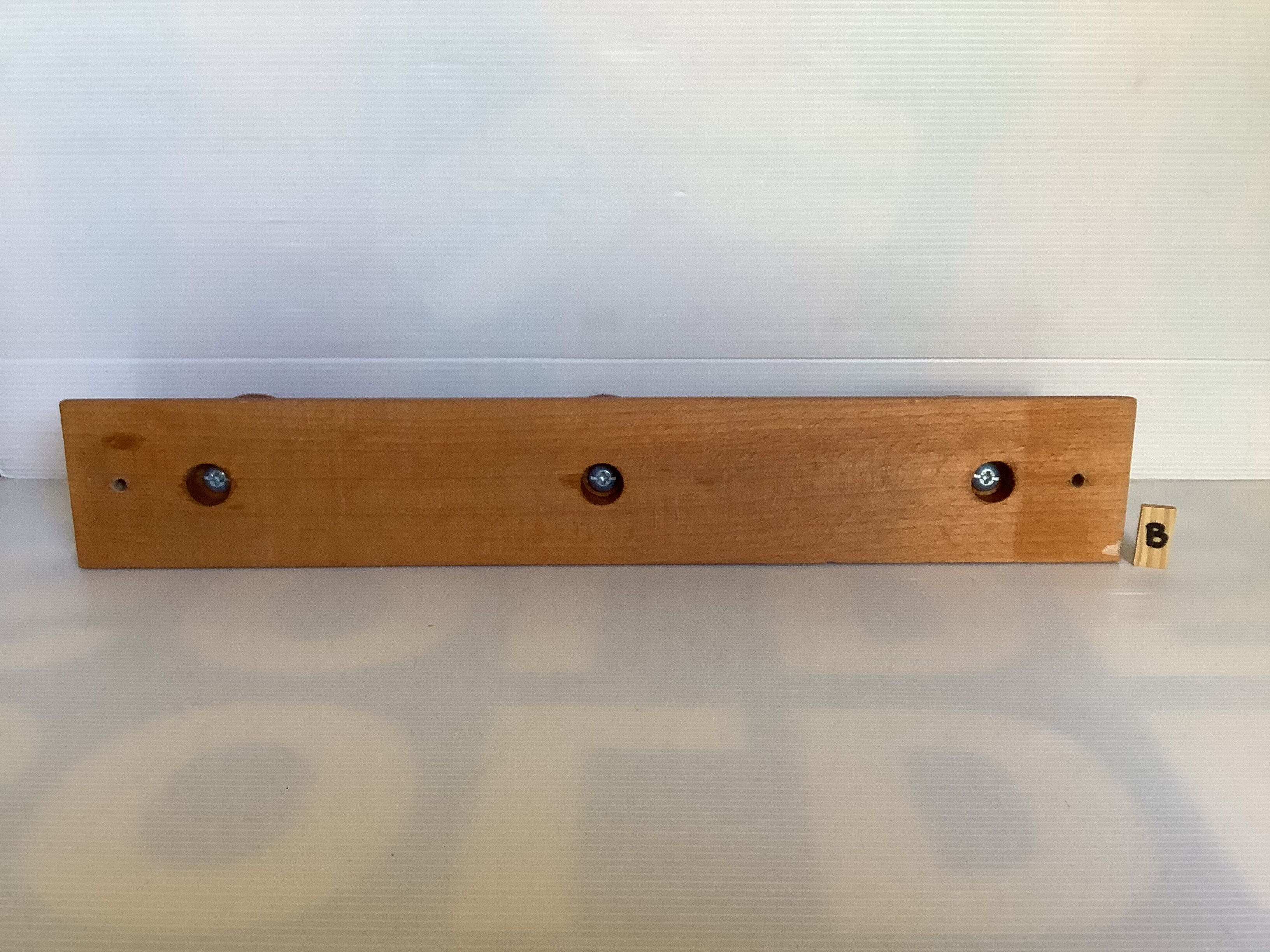 Porte manteau patères en forme de champignons en bois