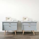 Pair of vintage bedside tables