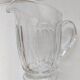 Thick glass carafe pitcher jug 1960