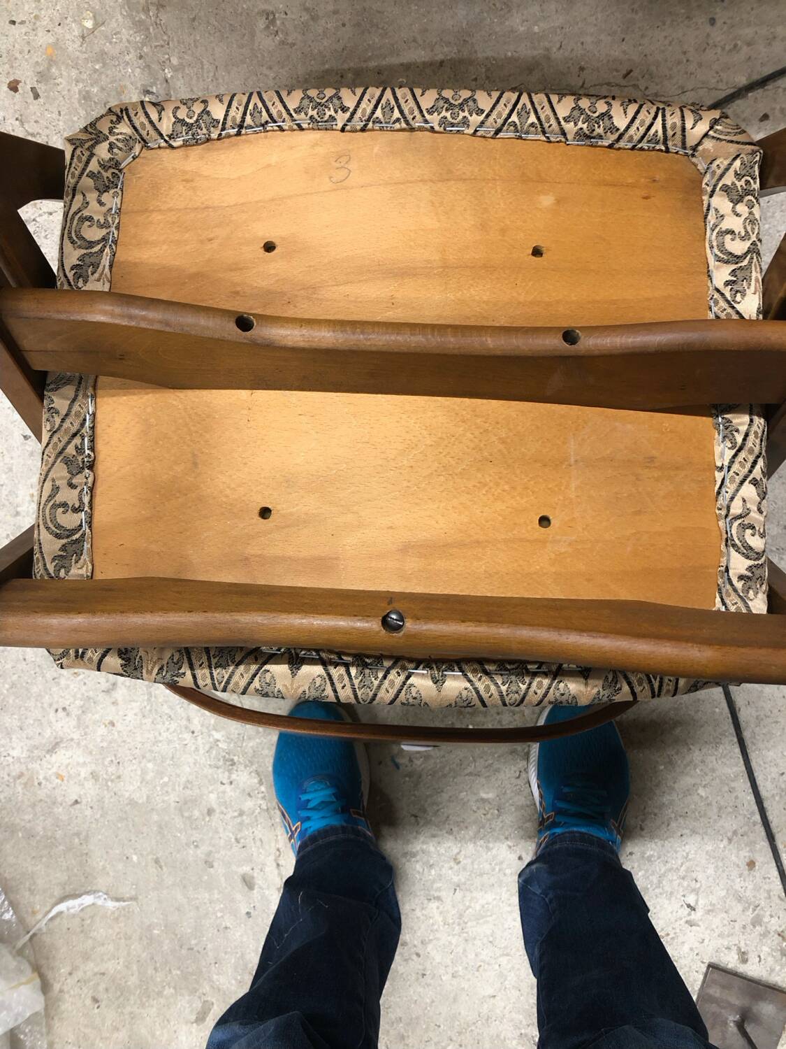 Set of 4 teak chairs, Denmark, 1960