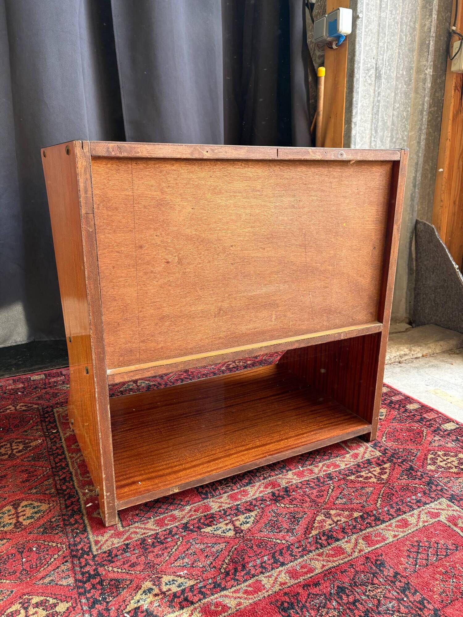 Vintage mini bar in wood and metal – 1950s/60s