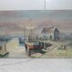 Marine painting, oil painting, signed BONEN