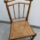 Old bamboo imitation cane chair