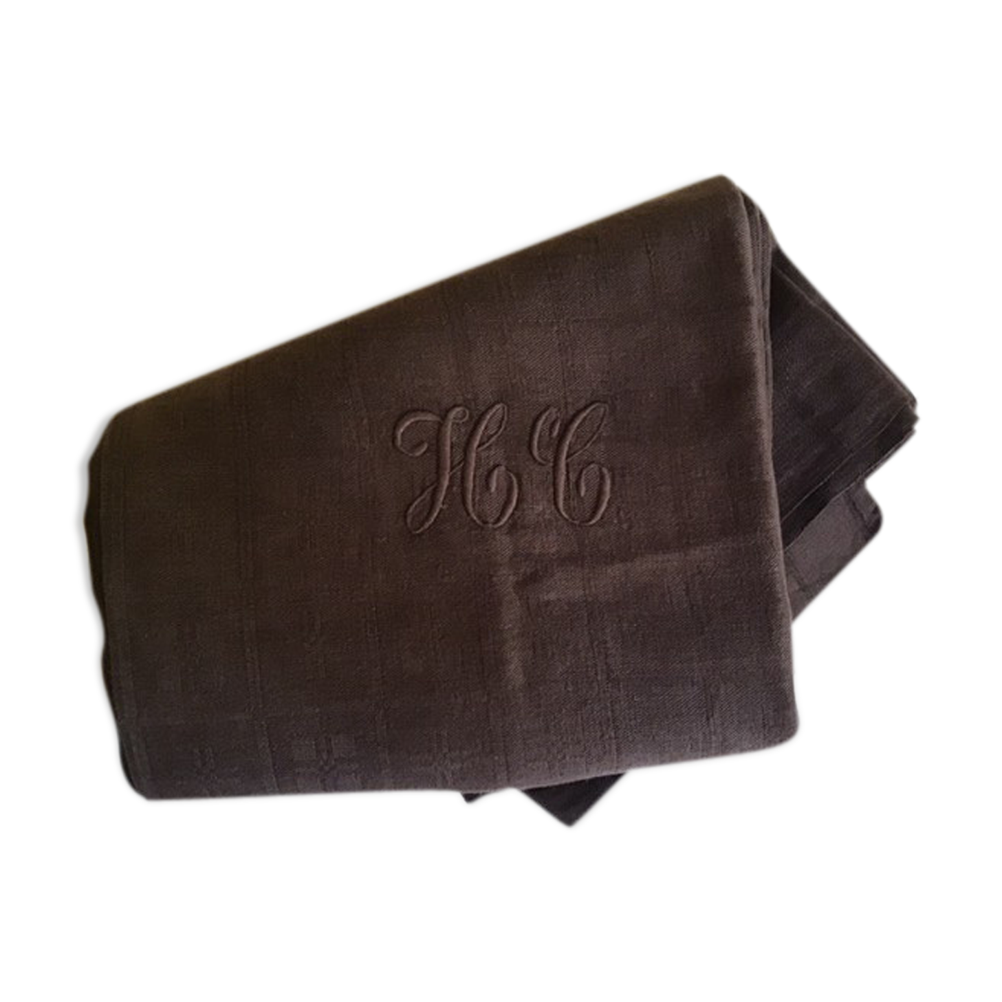 Linen case HC 180x150 purple brown