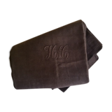 Nappe de lin HC 180x150 brun violet