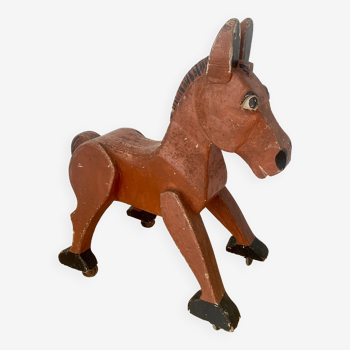 Vintage wood horse