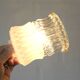 Set of 6 Vintage Replacement Glass Shades / DIY Hanging Lamp / Bedside Ligh