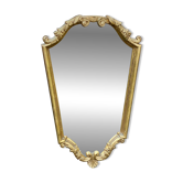 Baroque gold leaf mirror in Louis XV style 62x38cm